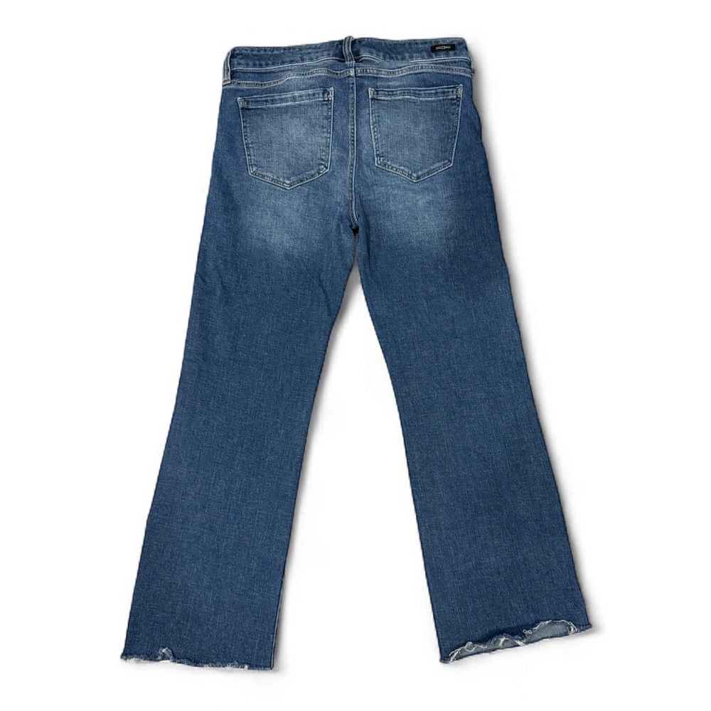 Liverpool Los Angeles The Flare Jeans Women’s Medium Wash Raw Hem - Size: 4/27 - Picture 2 of 6